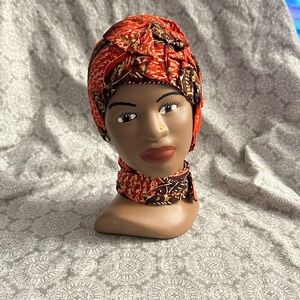 Vintage Holland Mold Ceramic African American Black Woman Head Bust